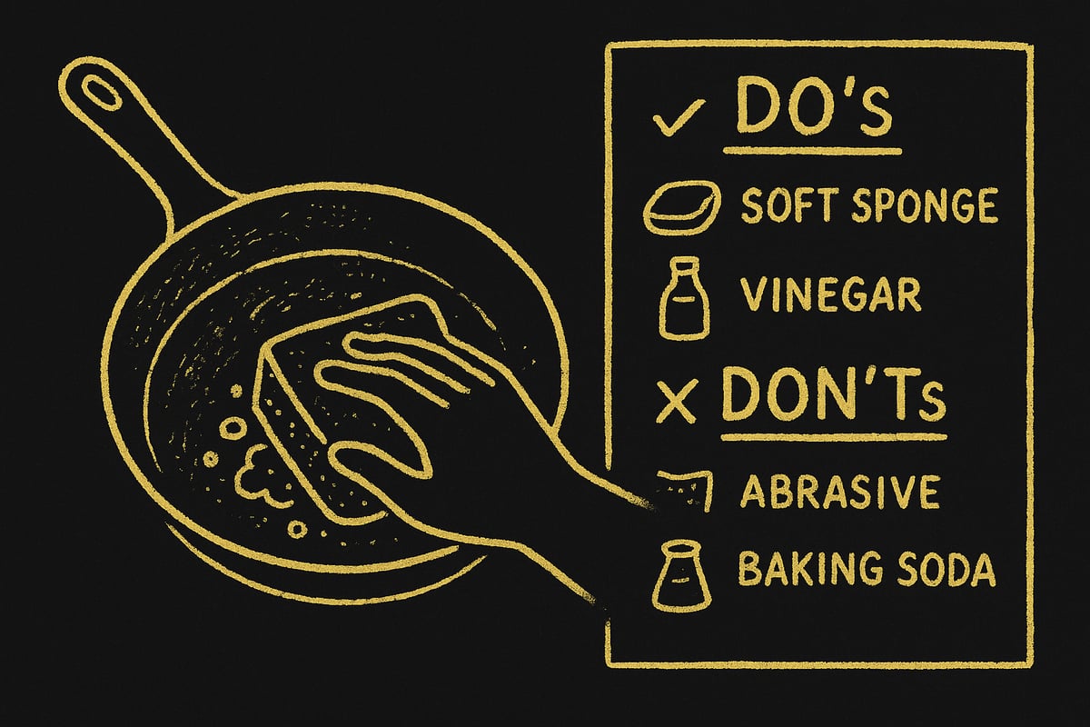 Dos & Don’ts beim Reinigen angebrannter Pfannen