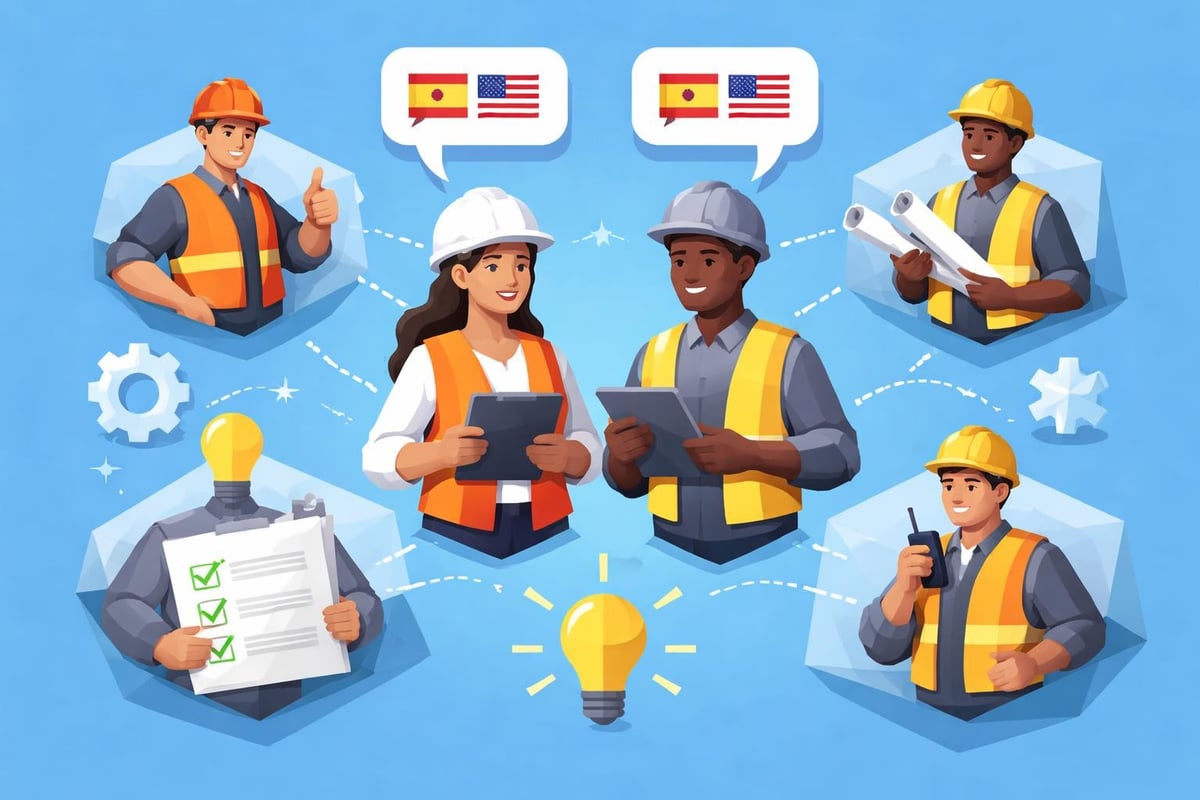 Bilingual workforce coordination