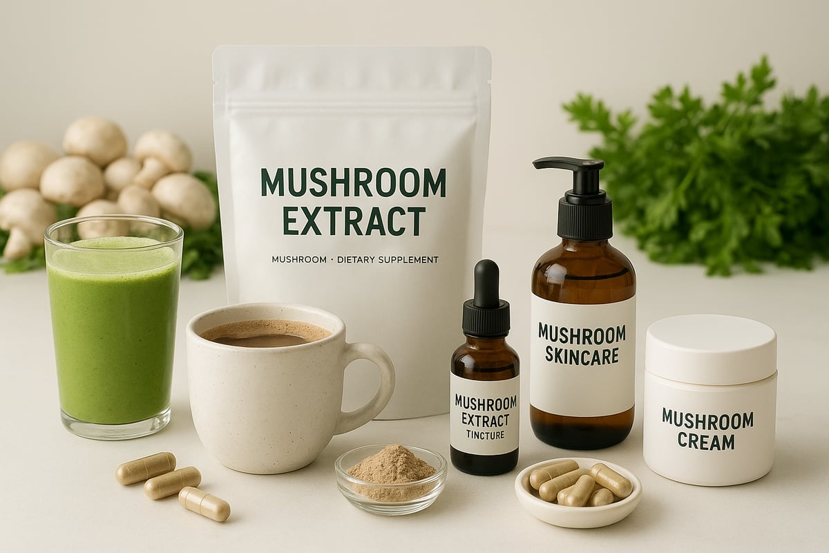 Uses and Applications of Mushroom Extract