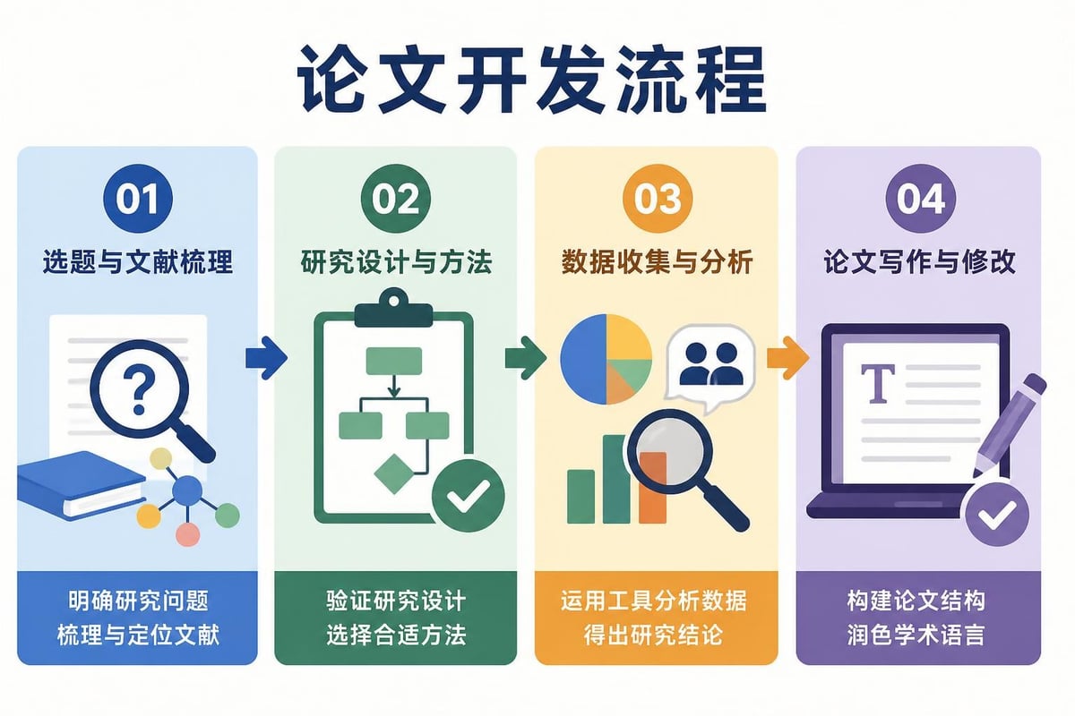論文寫作階段與支援需求