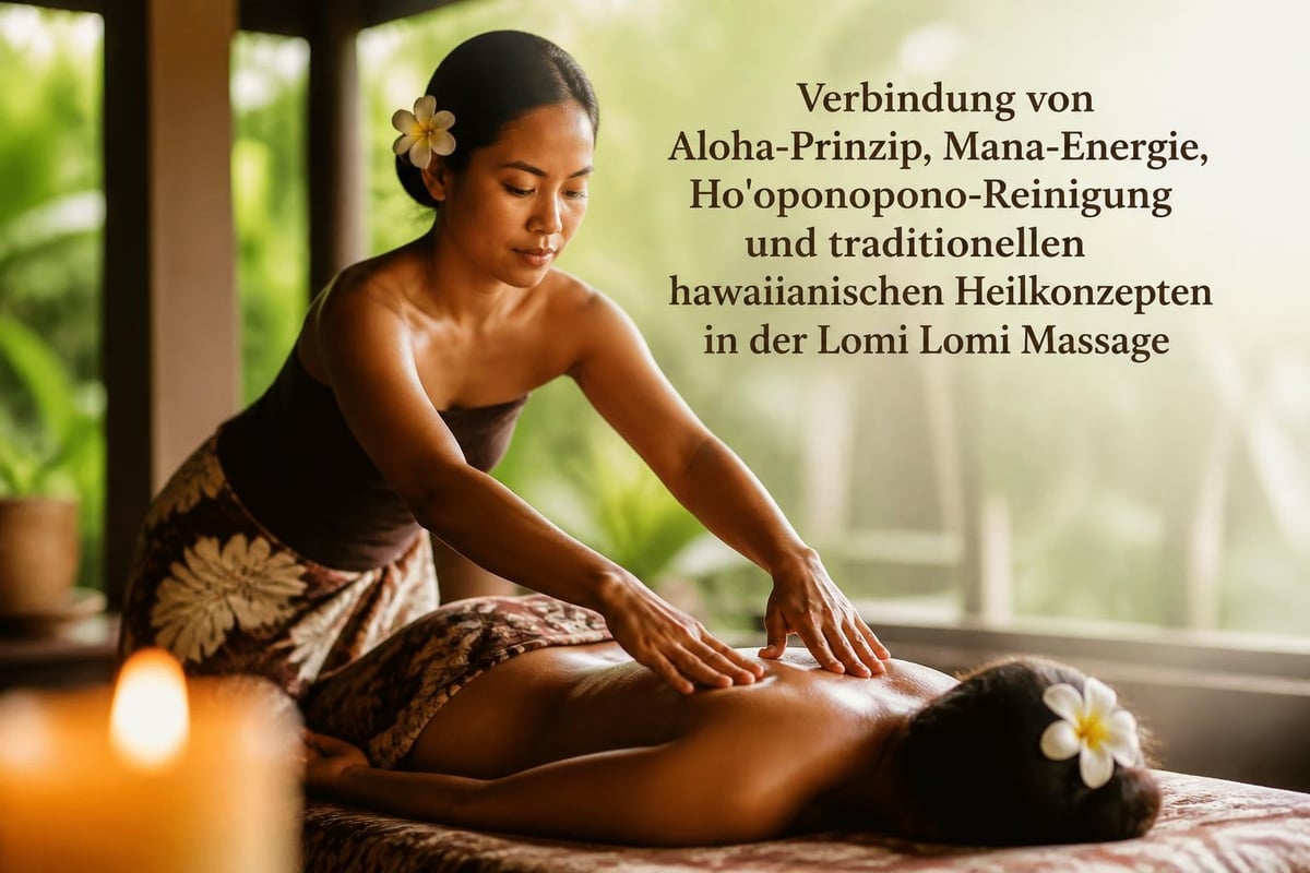 Hawaiianische Lomi Lomi Philosophie