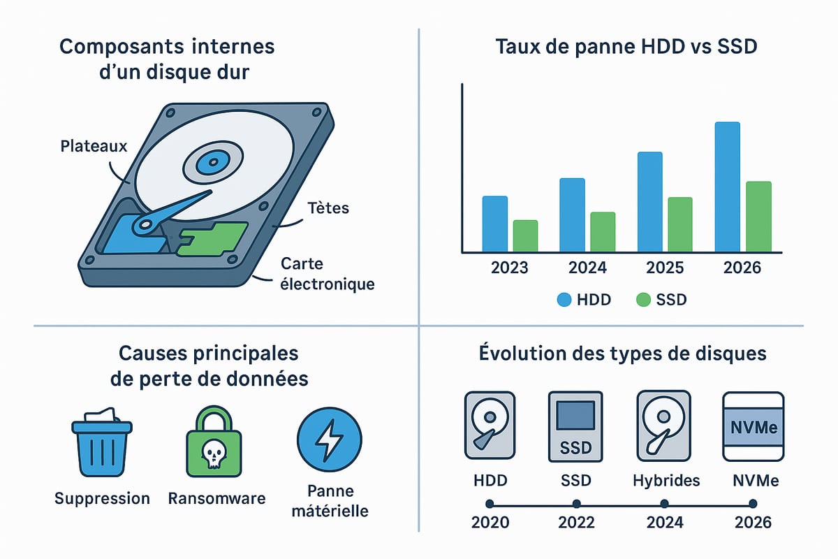 Comprendre le fonctionnement et les risques des disques durs