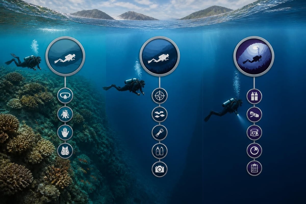 Diving certification depth limits