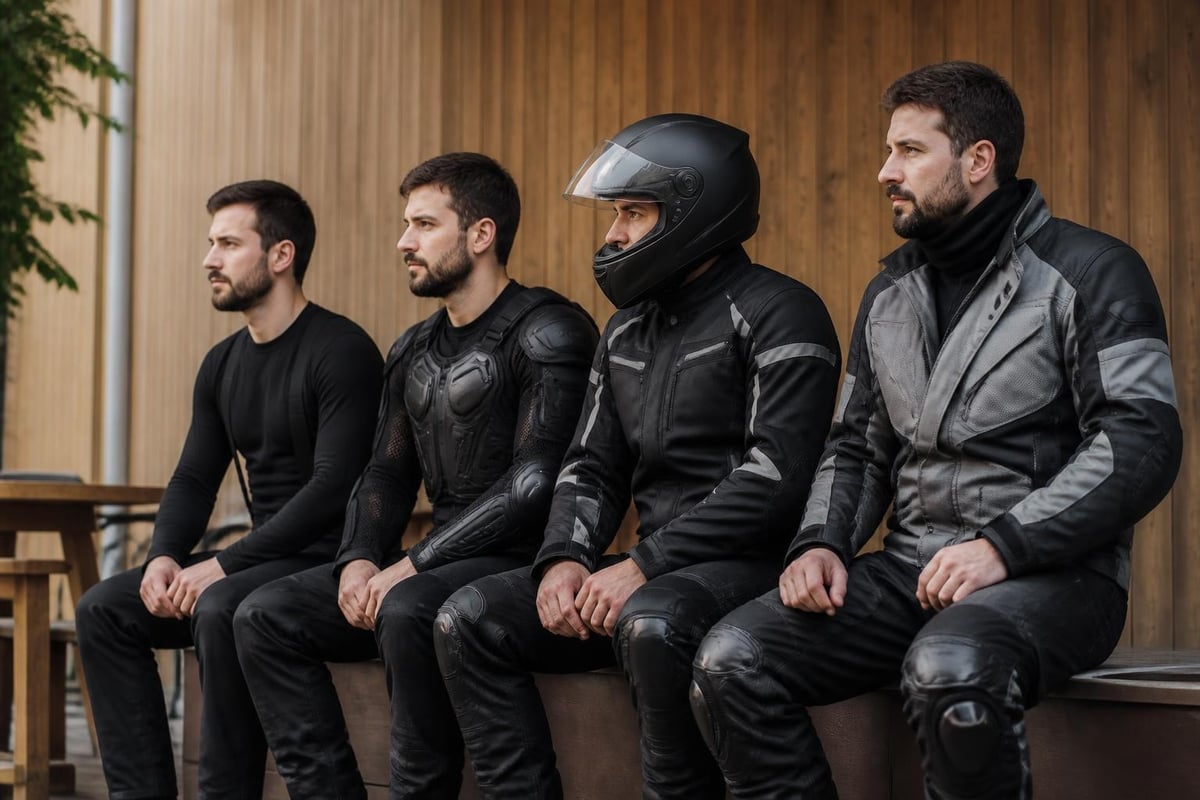 Safety gear for horseback riding men