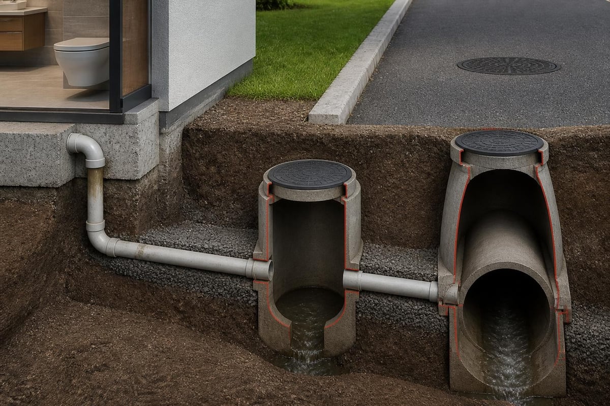 Foul drainage system components