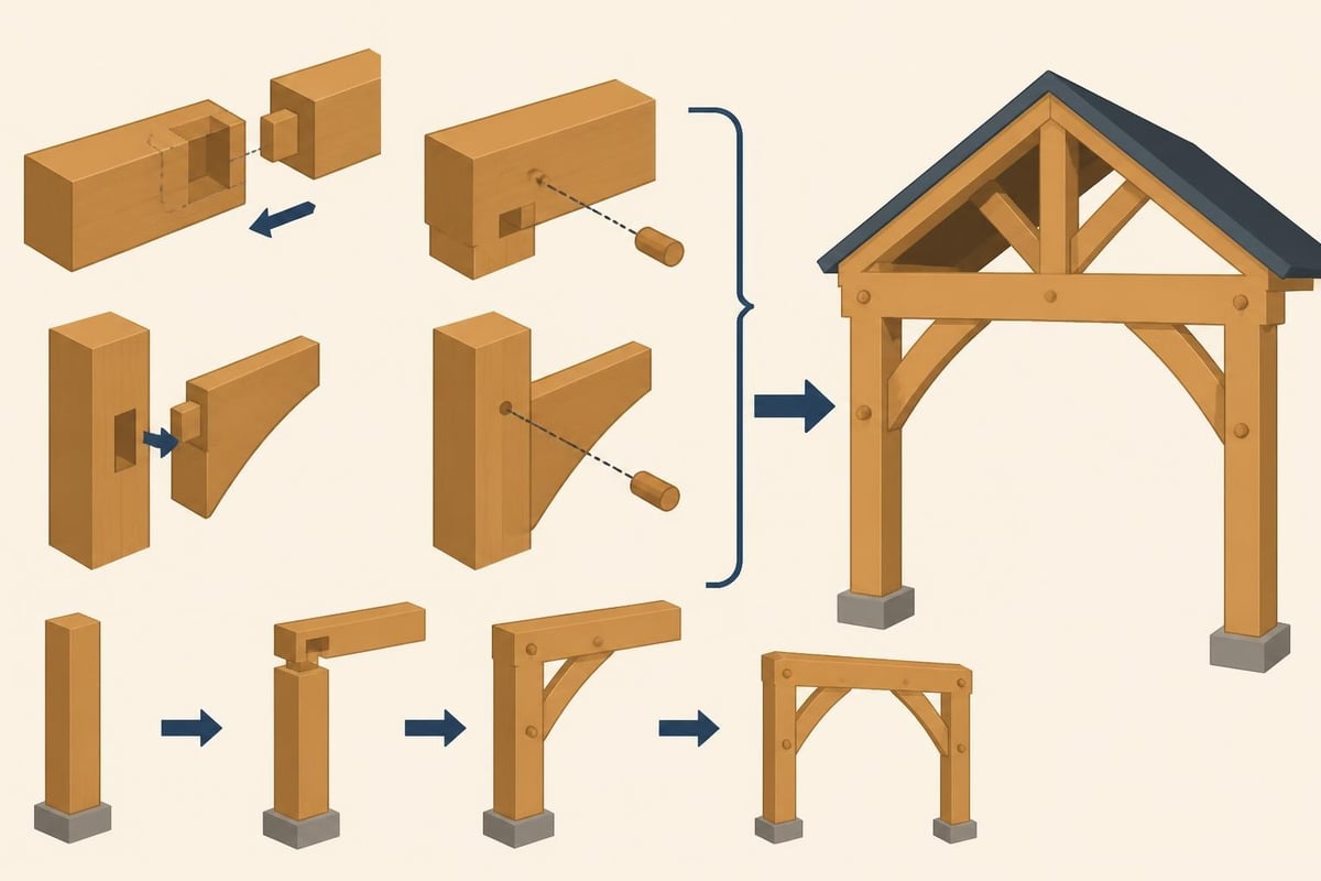 Traditional timber frame joinery
