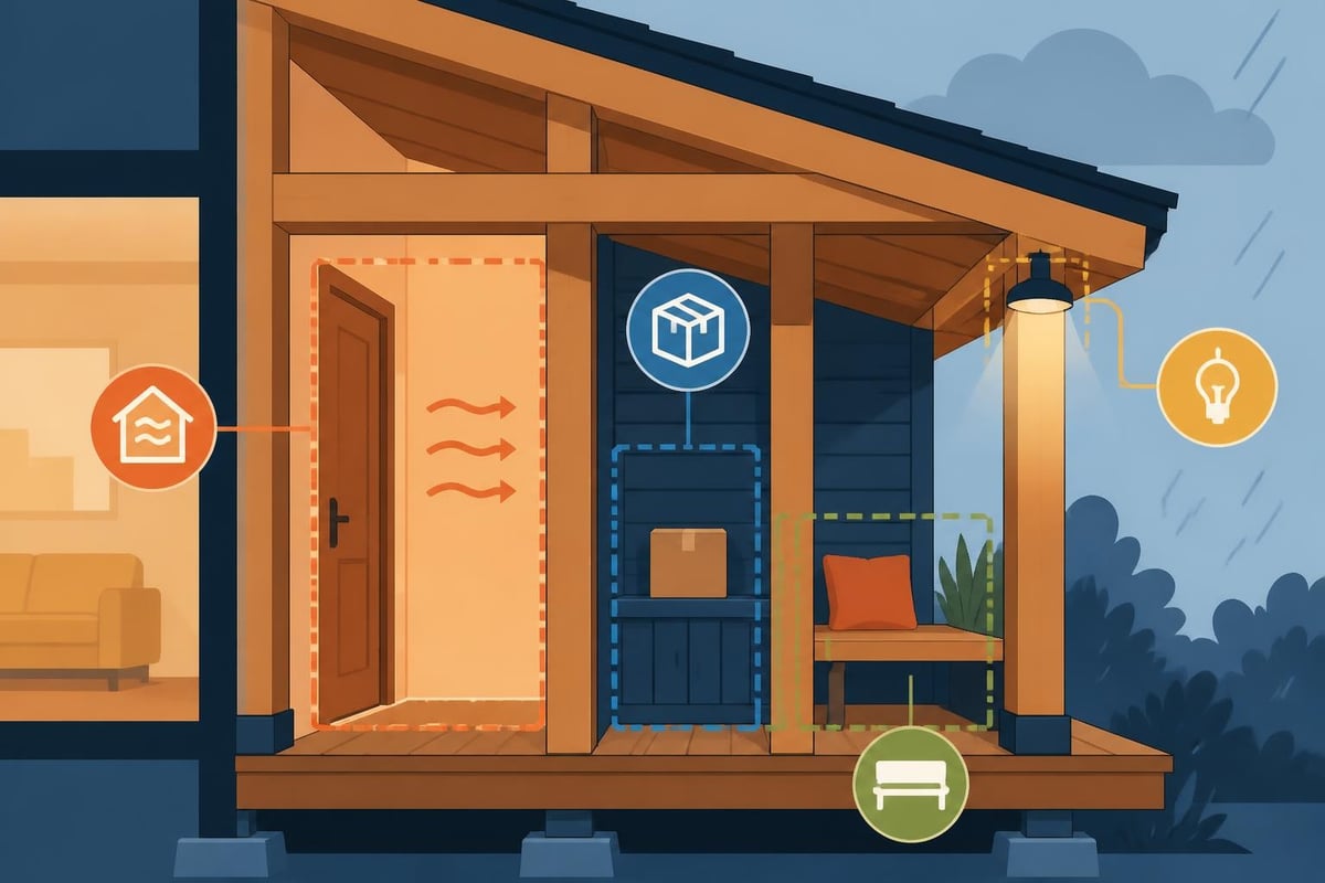 Functional porch features