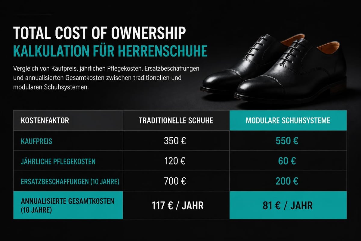 Schuhkauf Kostenrechnung