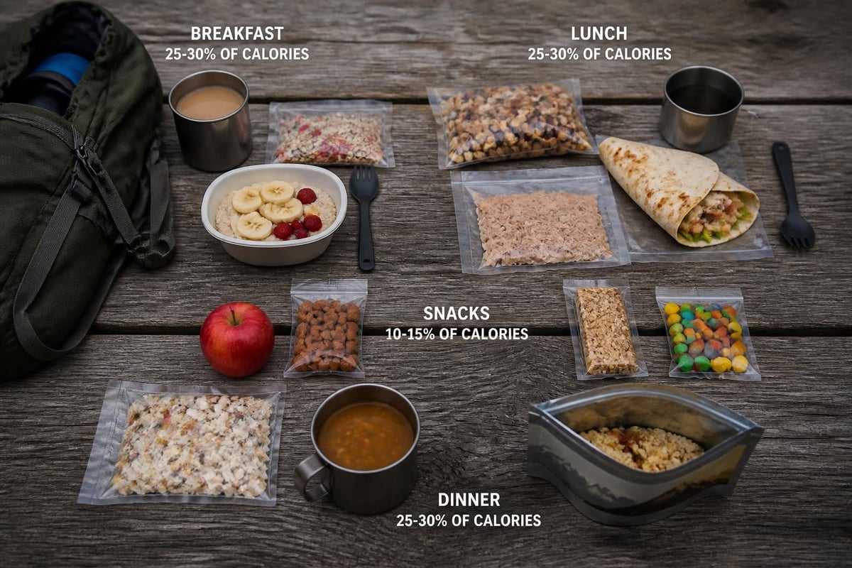 Multi-day trek meal planning