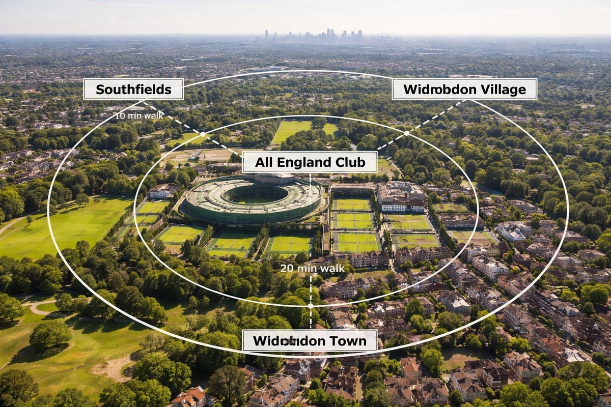 Wimbledon location advantages