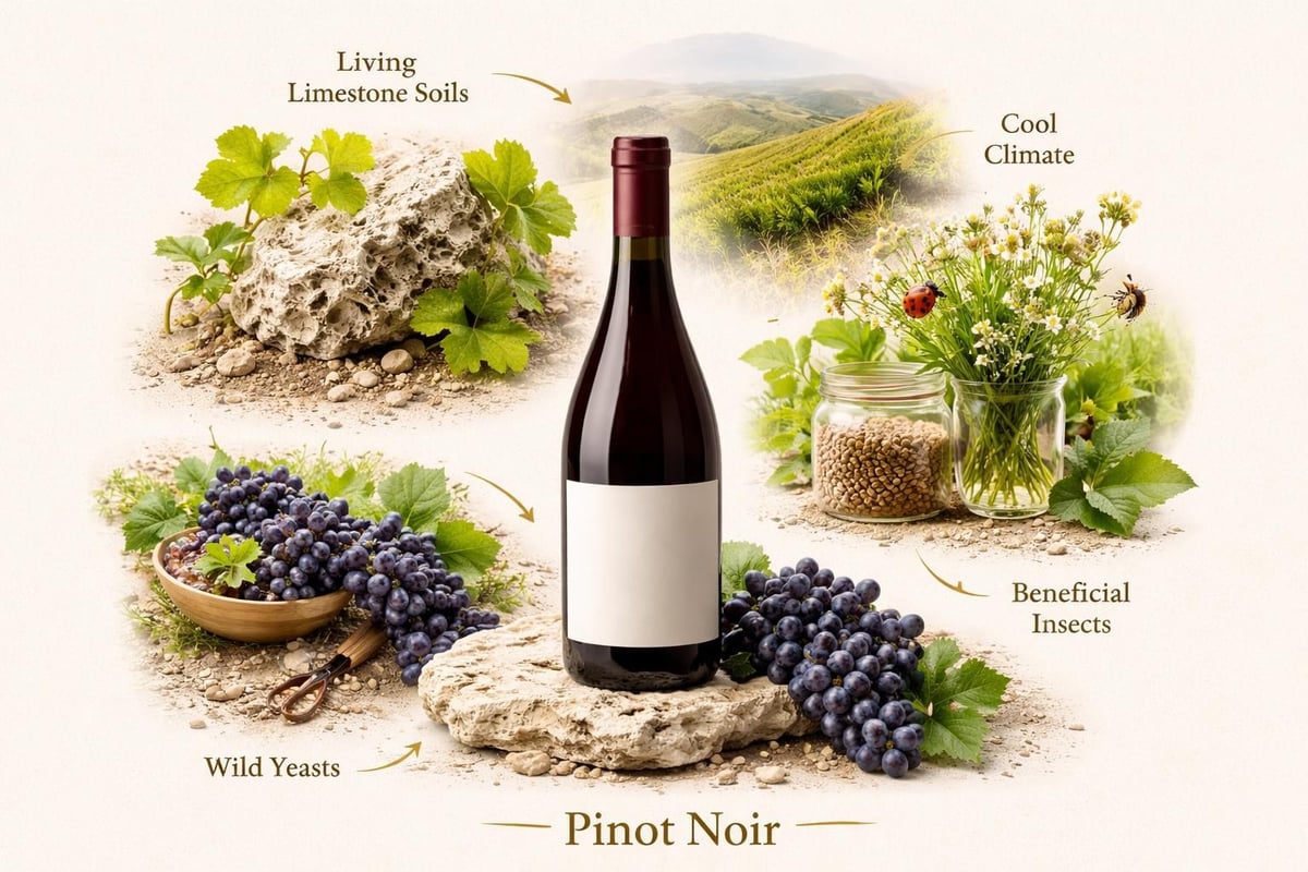 Cool climate Pinot Noir vitality
