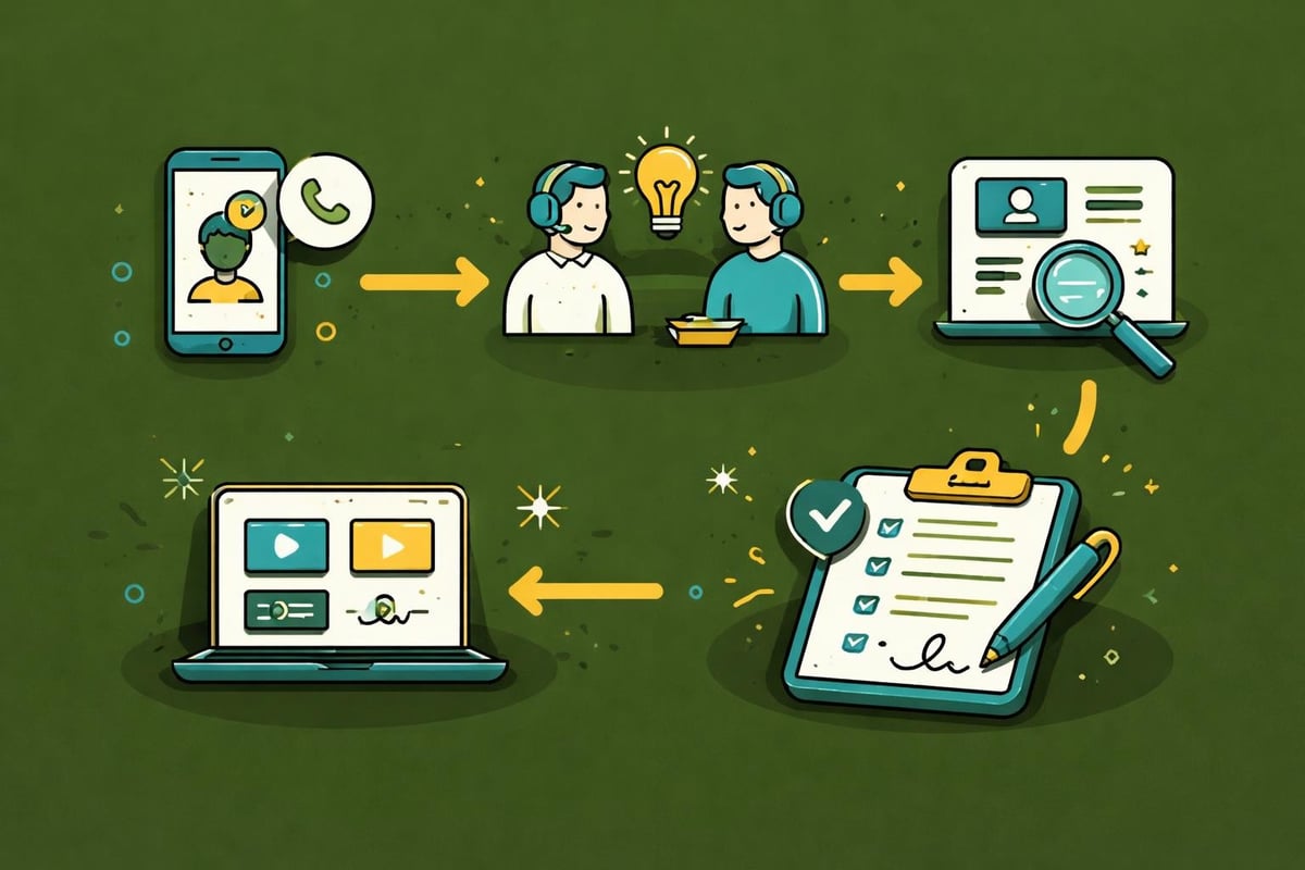 Booking process for event magicians