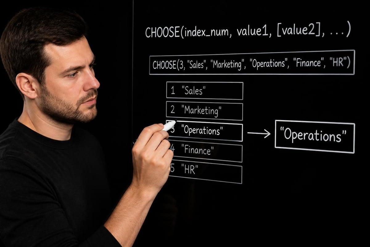CHOOSE function components