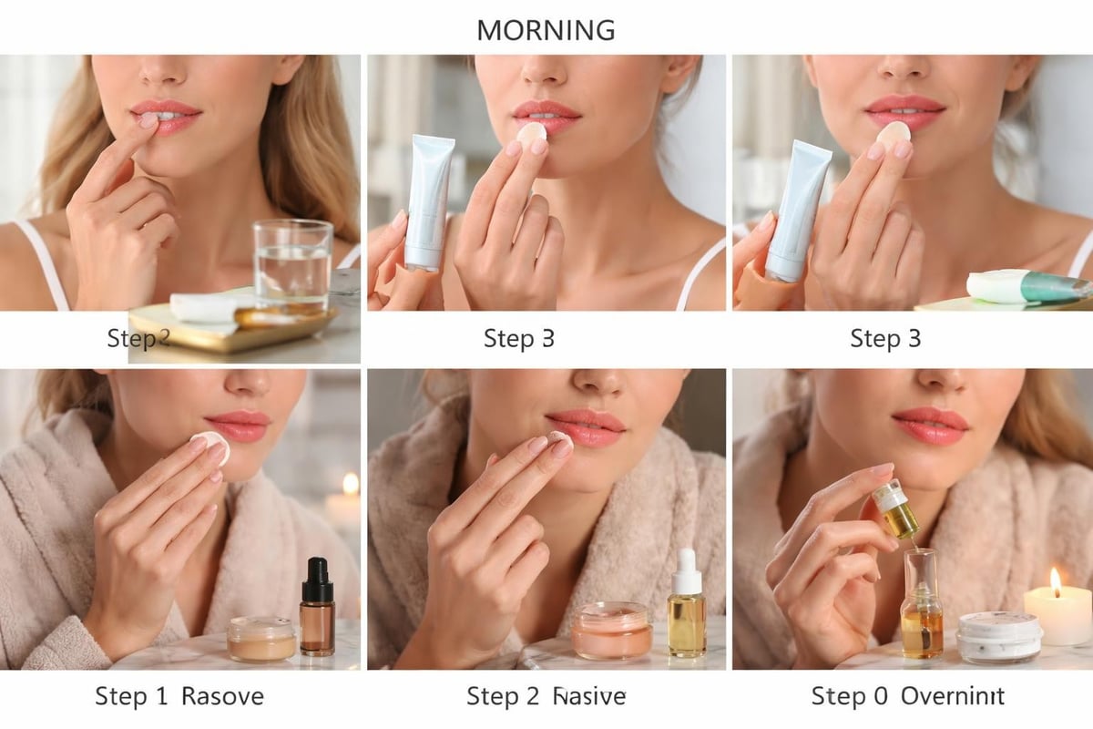 Daily lip care routine
