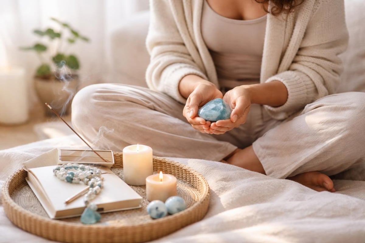 Larimar meditation and mindfulness