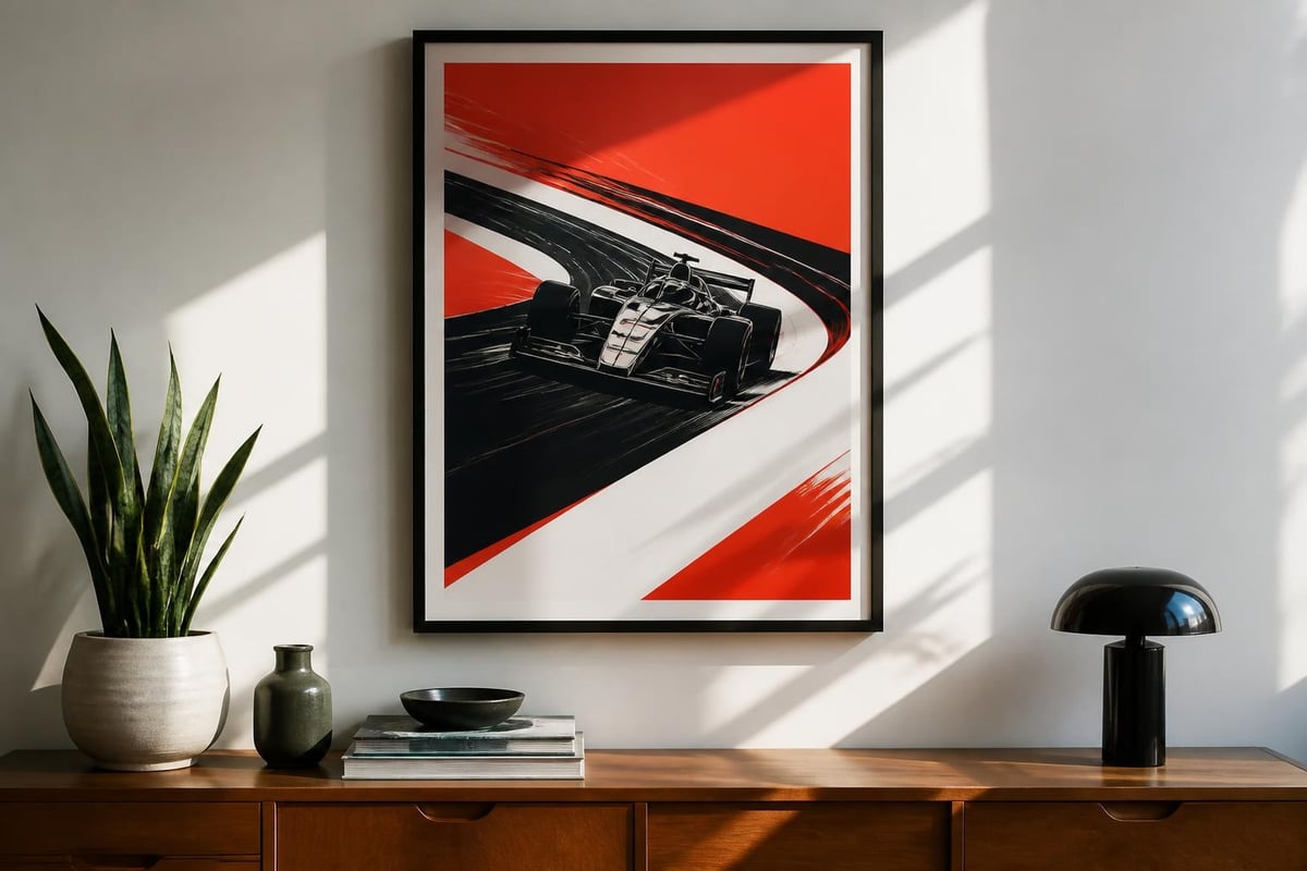 Design principles in motorsport art