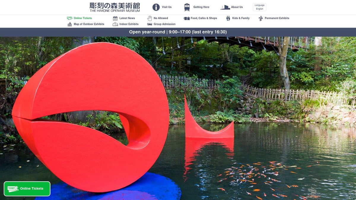 9 Increíbles Parques Infantiles Originales Que Debes Ver en 2026 - Hakone Open-Air Museum Playground, Japón