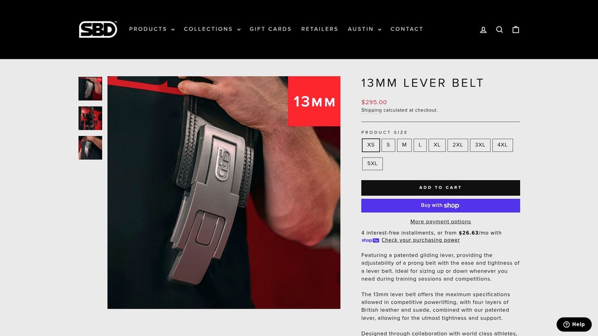 9 Gym Belt Weightlifting Picks for Enhanced Strength in 2025 - SBD 13mm Lever Belt