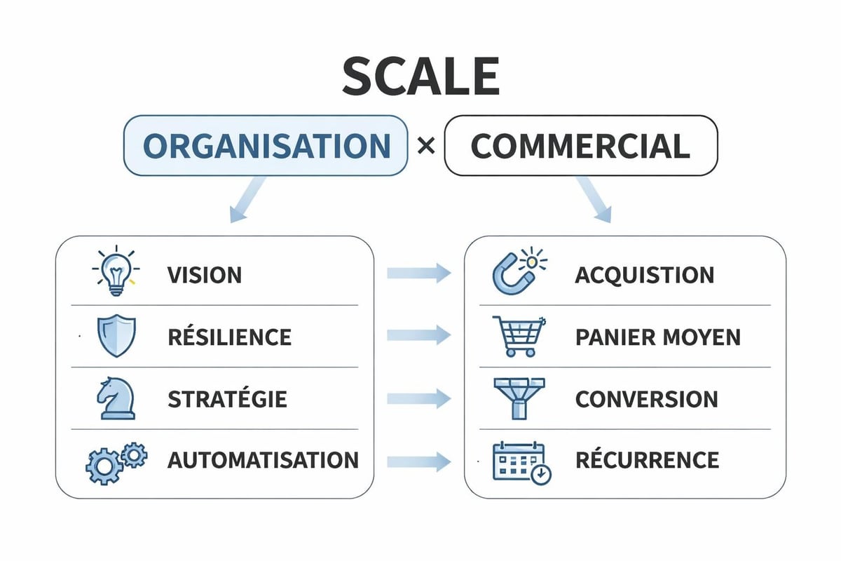 Équation Scale Organisation Commercial