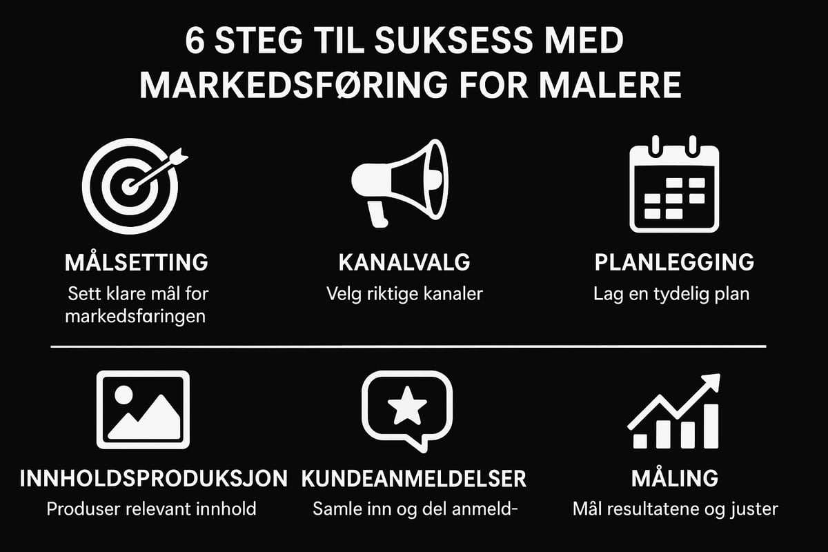 Praktiske steg for markedsføring – slik lykkes du