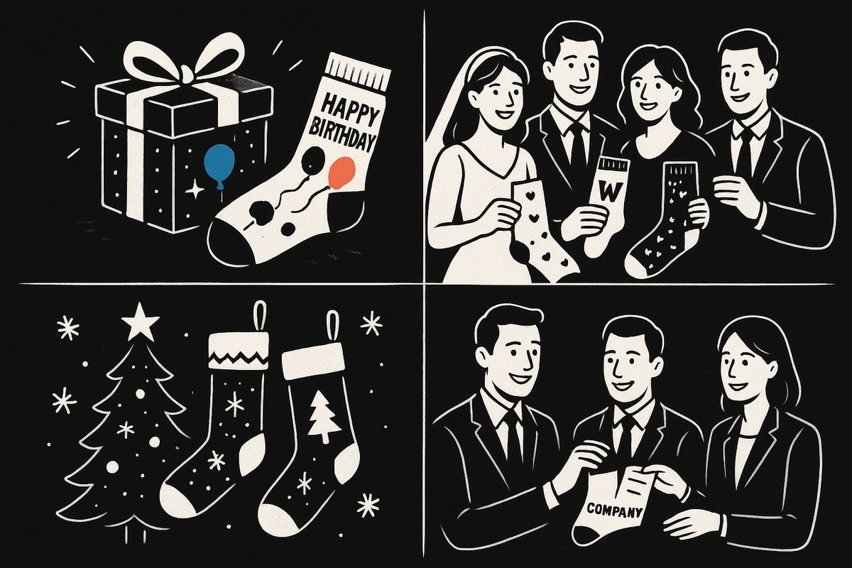 Top Occasions for Gifting Personalised Socks
