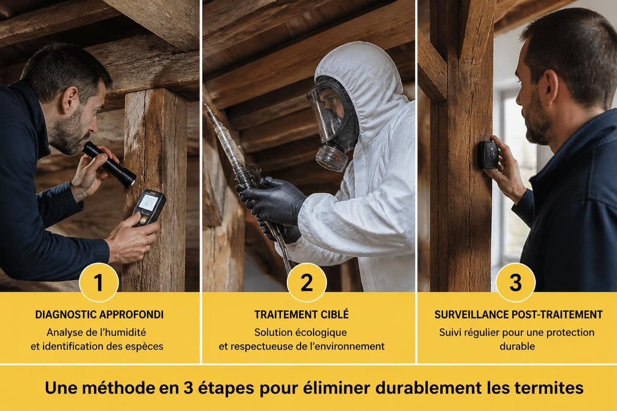 Protocole d'intervention professionnelle contre les mites