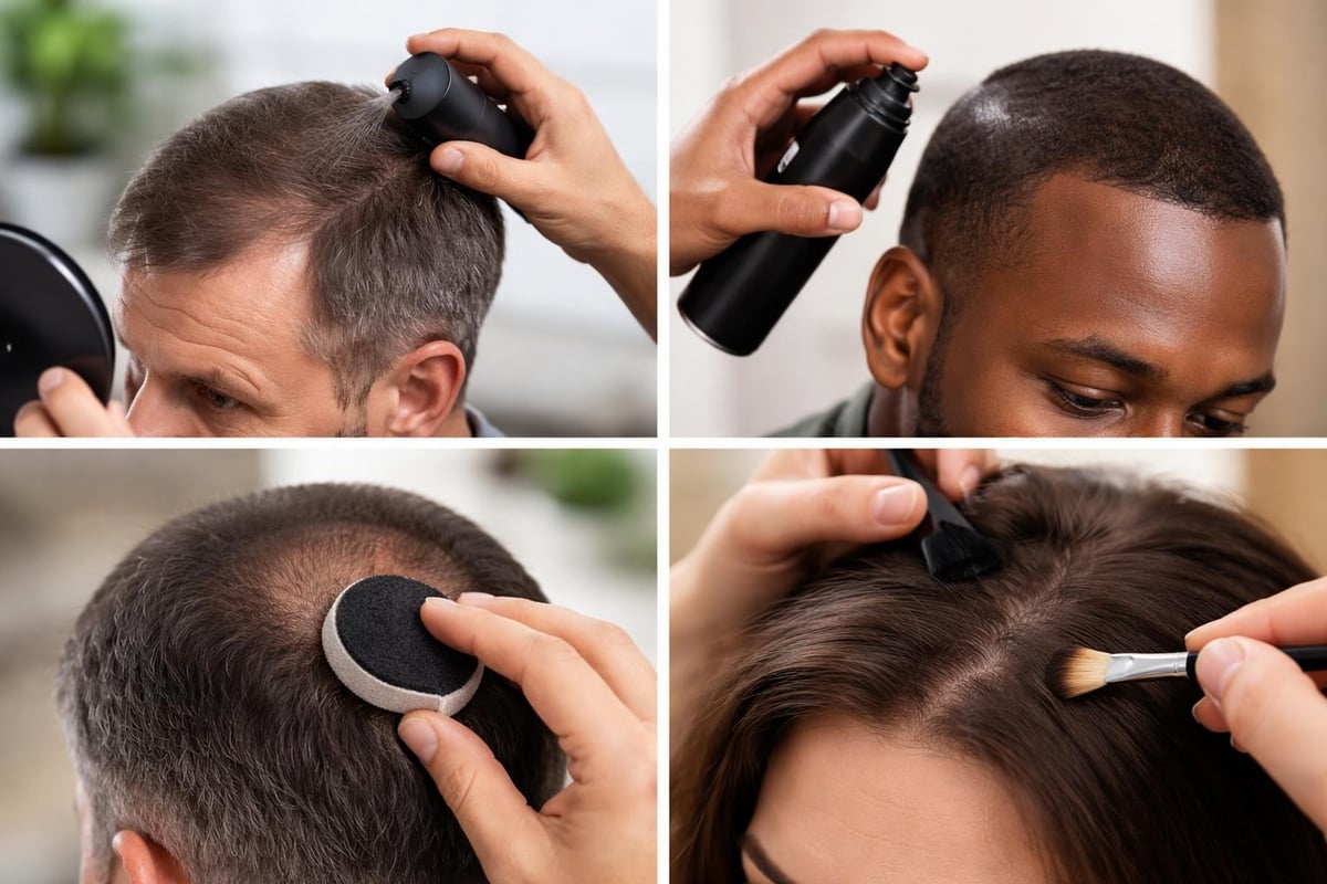 Coverage strategies for bald patches