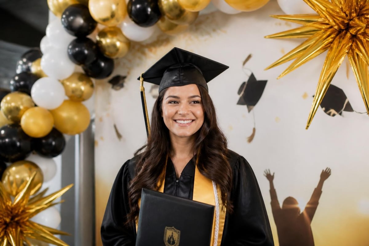 Graduation party photo booth themes