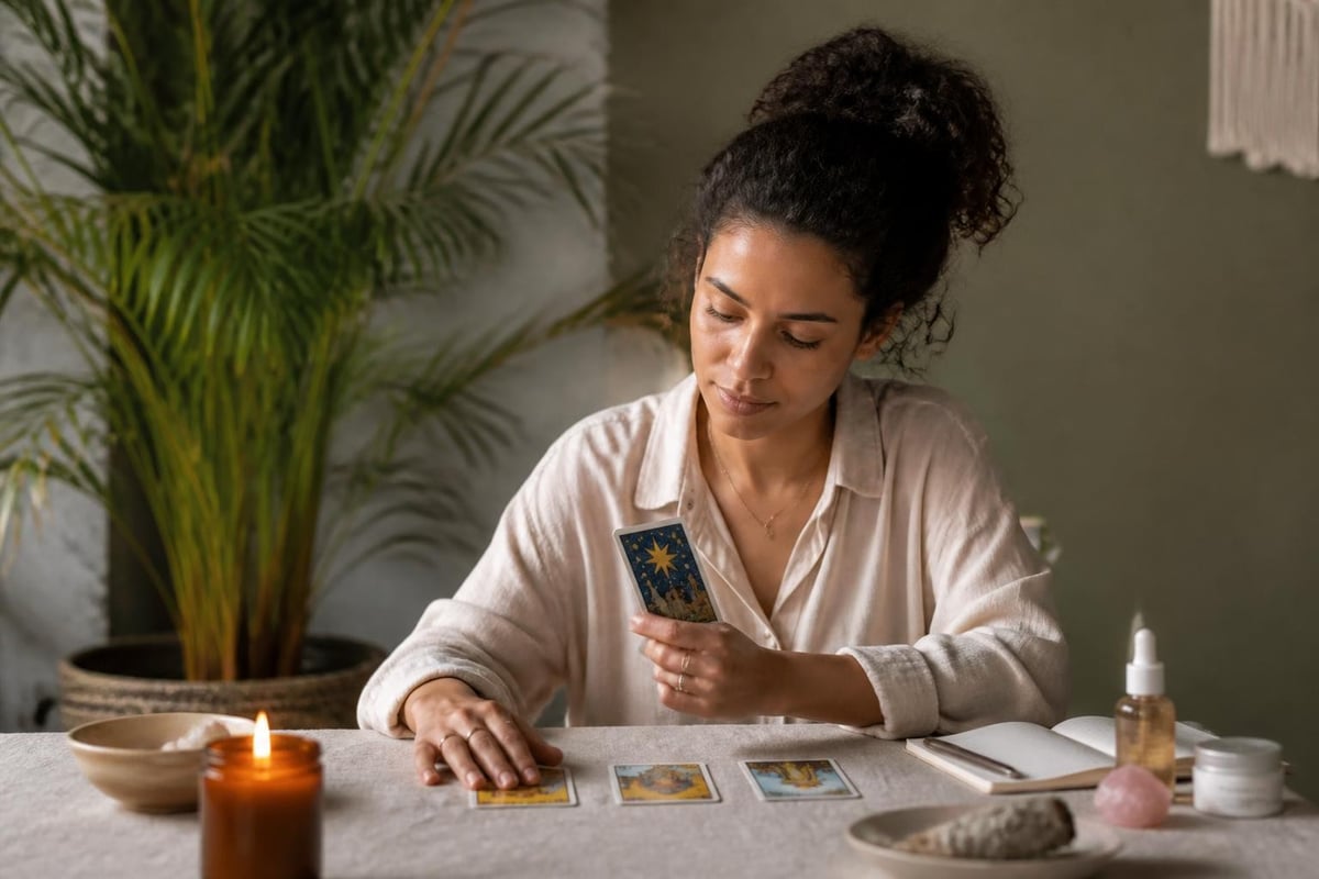 Tarot and wellness combination