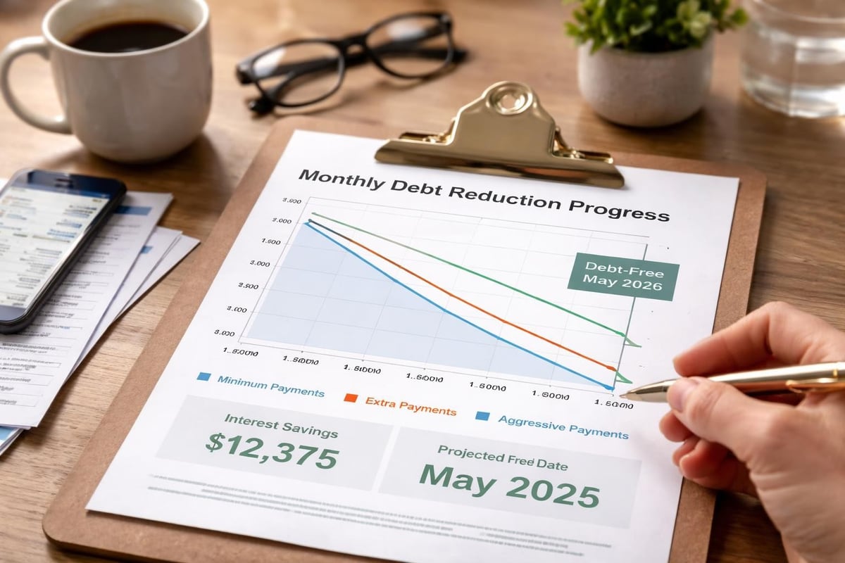 Debt repayment timeline