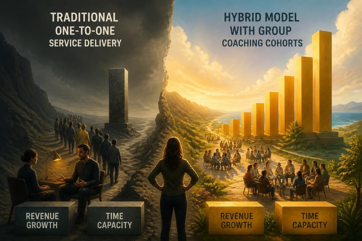 Group coaching scaling model