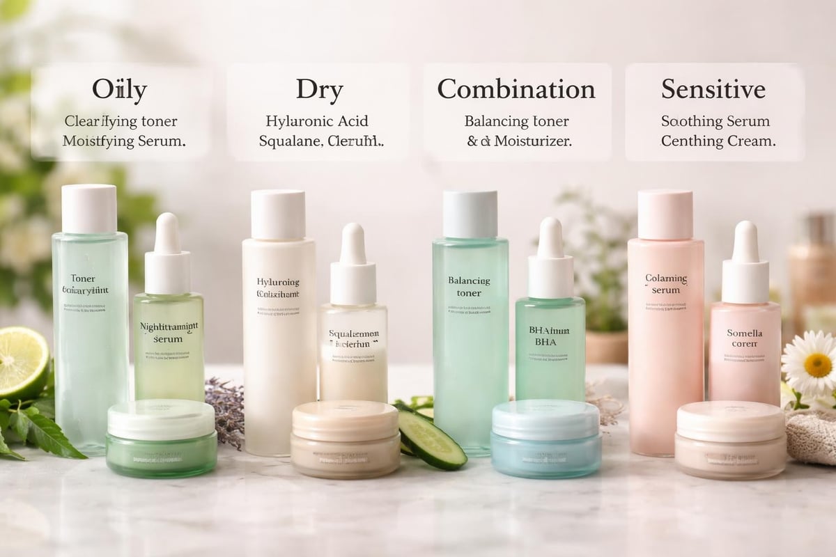 Skincare routine customization