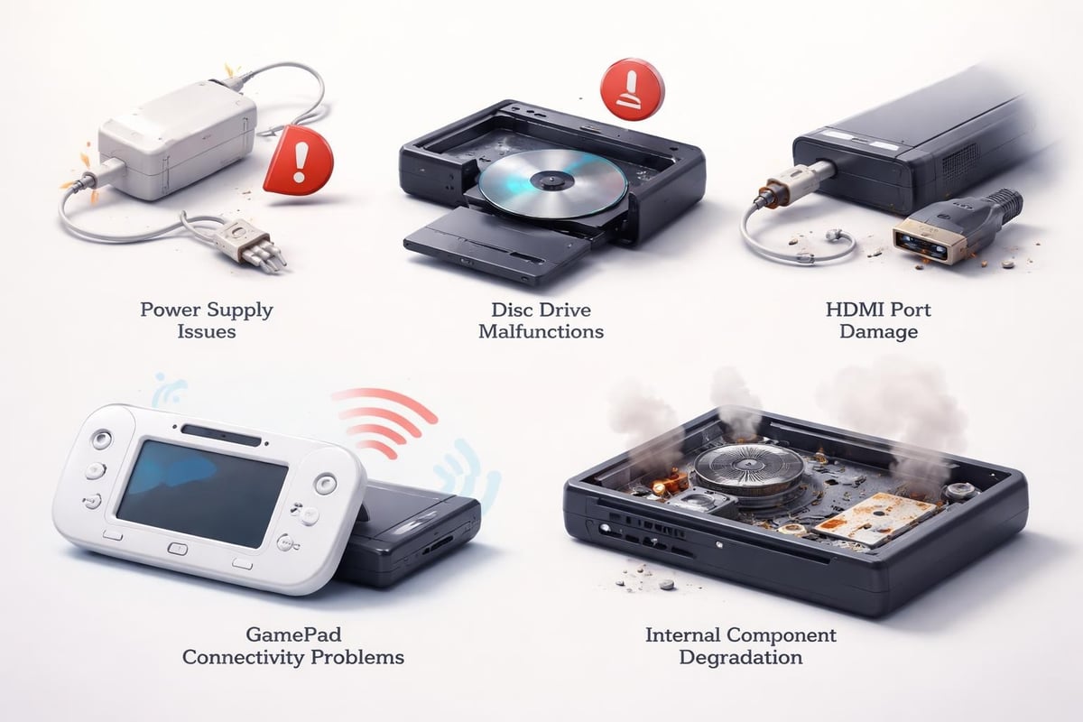 Common Wii U hardware failure points