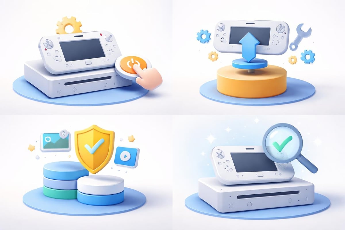 Wii U software recovery process