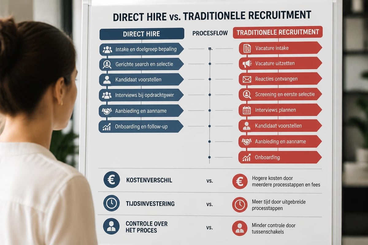 Direct hire versus traditional recruitment