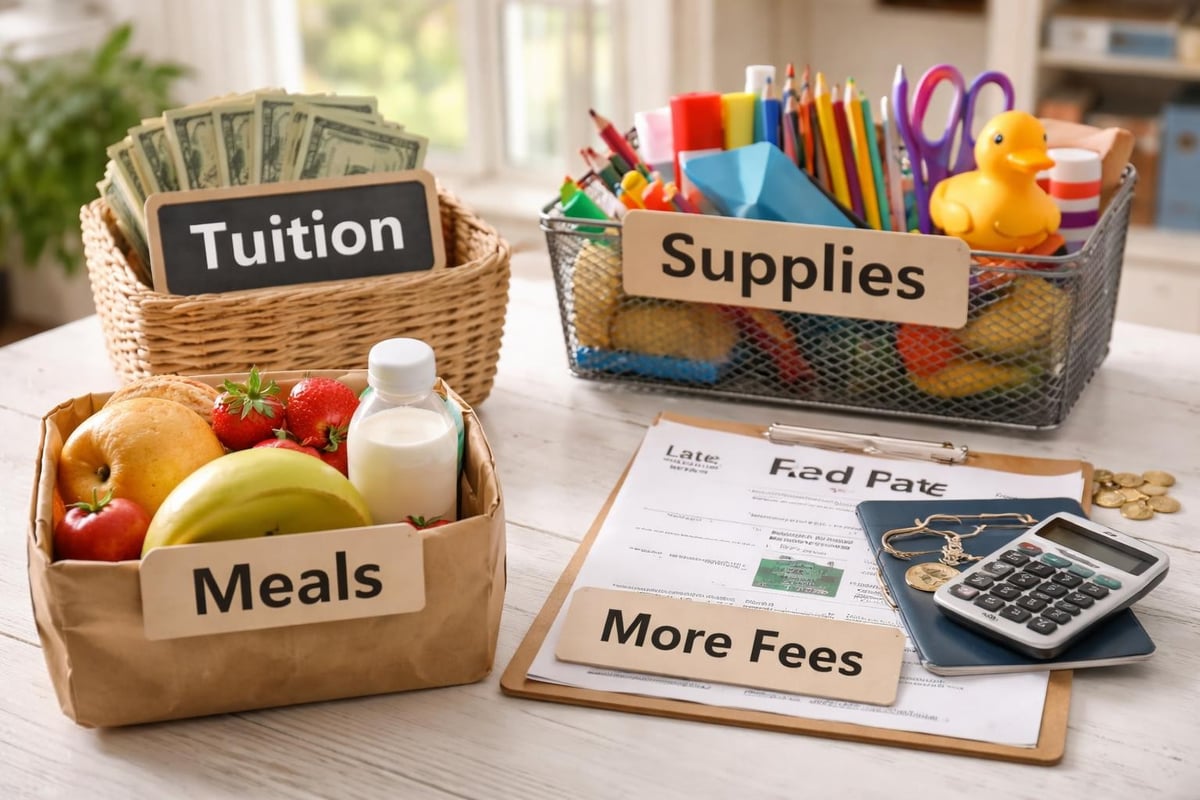 Childcare cost breakdown