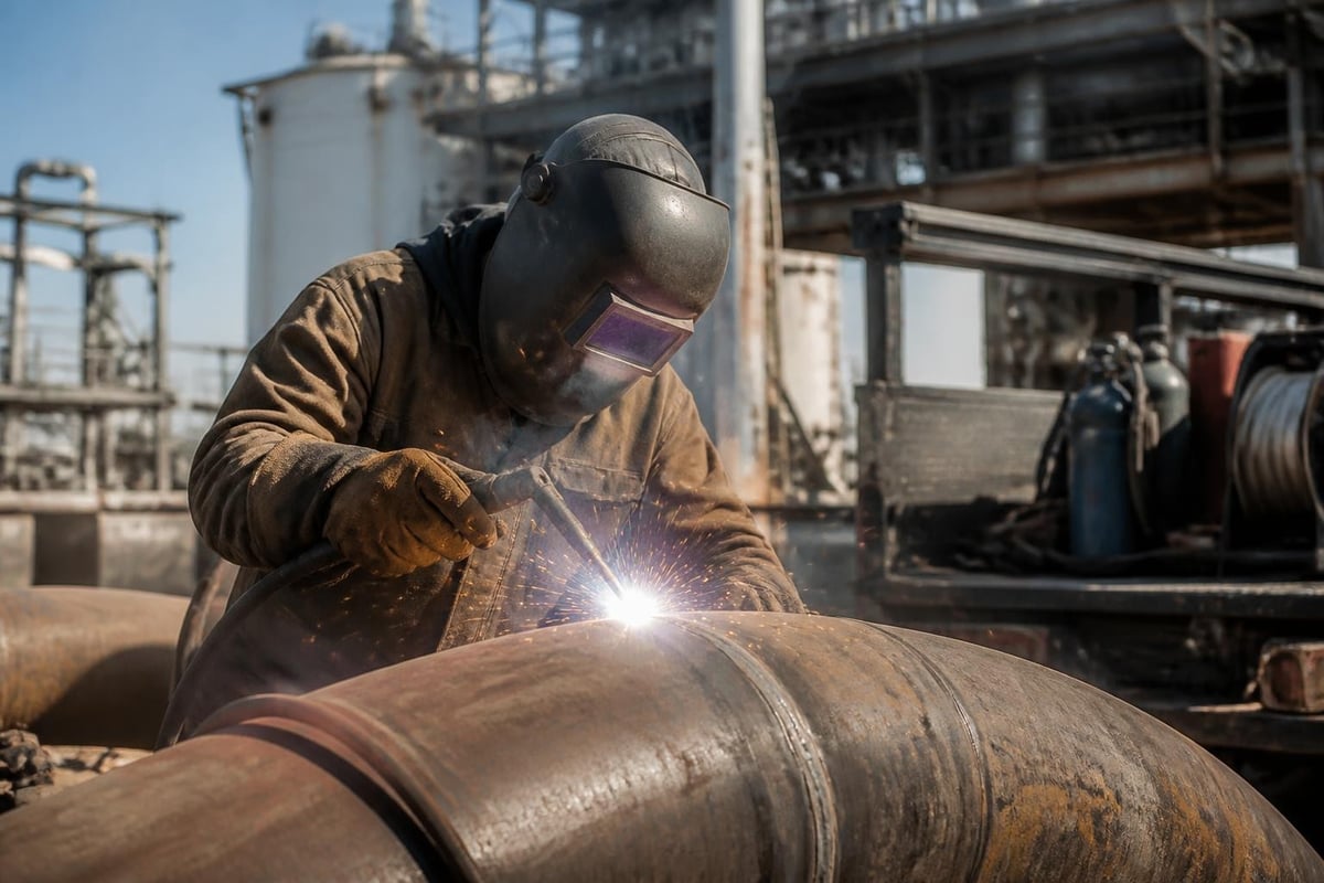 Mobile welding service deployment