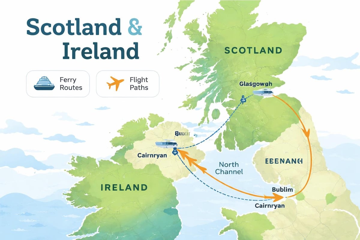 Scotland Ireland ferry routes