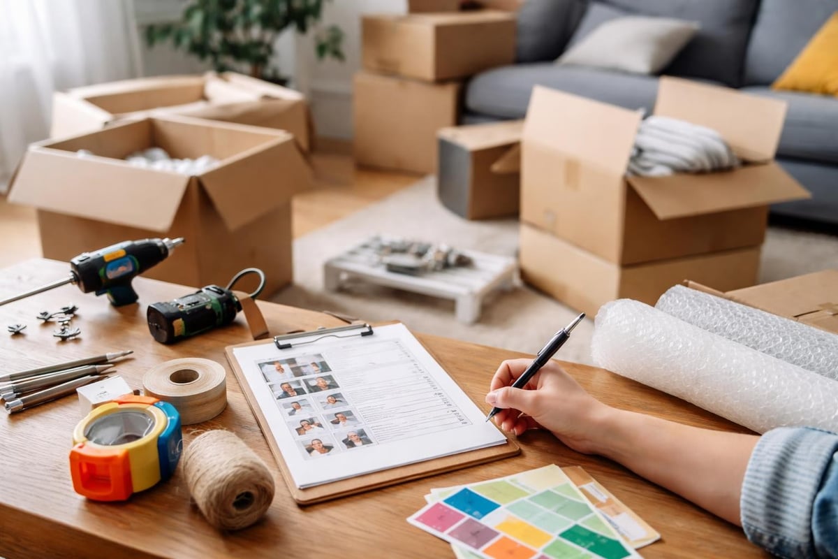 Préparation de déménagement