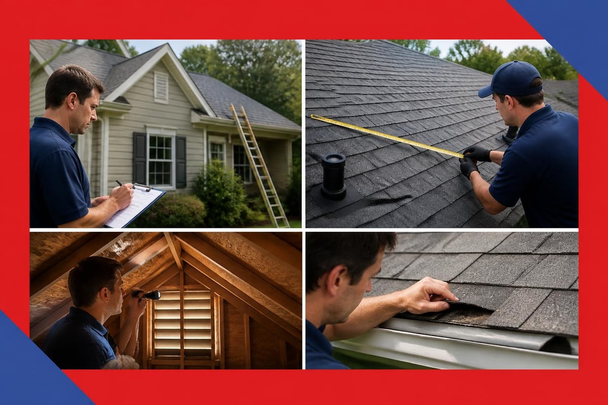 Roof inspection and quote process