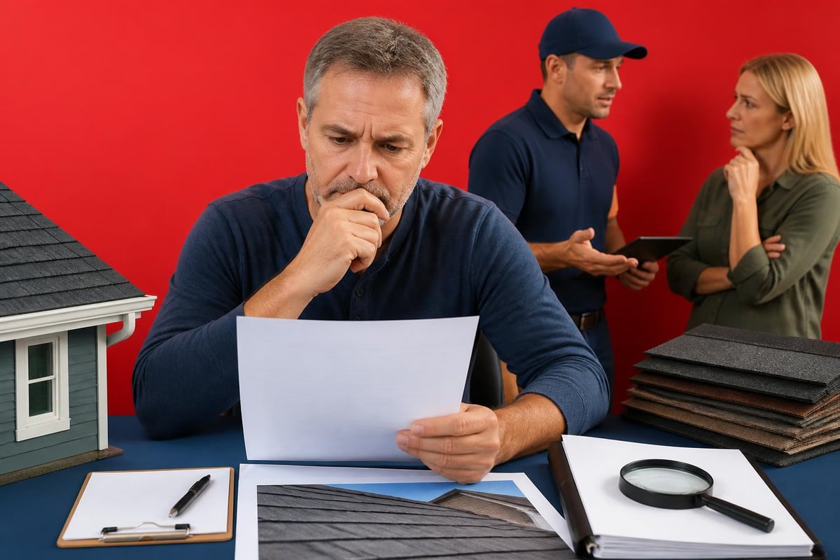 Warning signs in roofing estimates