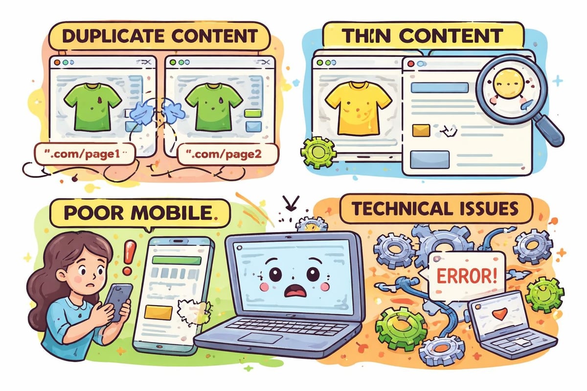 Common Shopify SEO mistakes