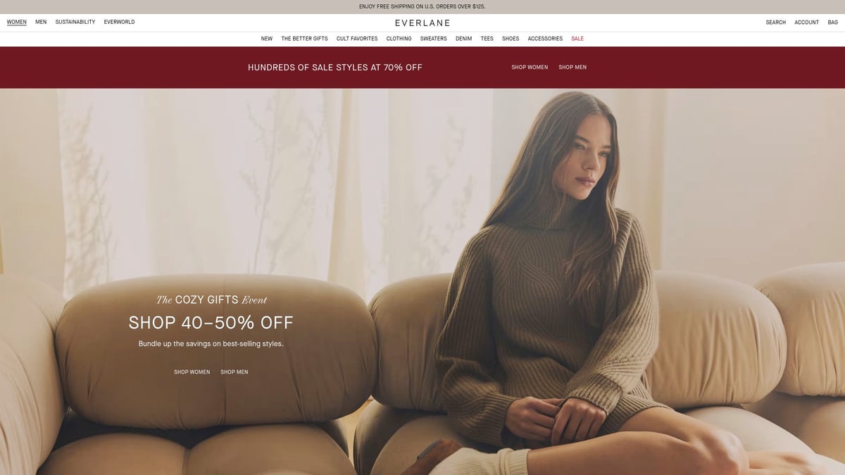 10 Stunning Examples Of Beautiful Web Design For 2026 - Everlane