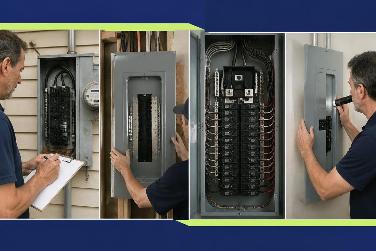 Electrical panel upgrade process