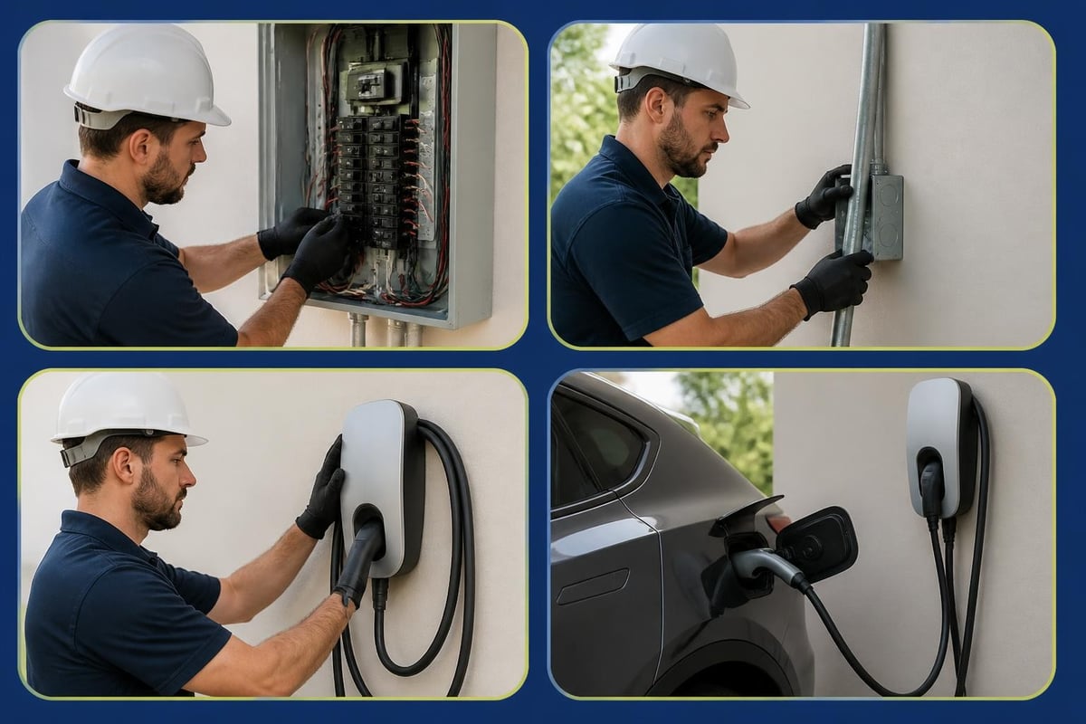 Home EV charging installation