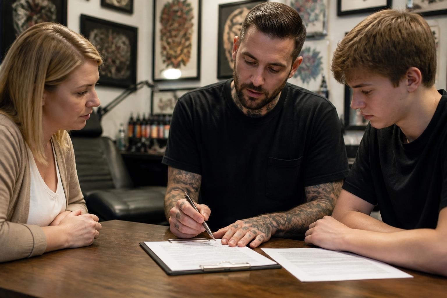 Tattoo Consent Form for Minors: Legal Guide for Artists