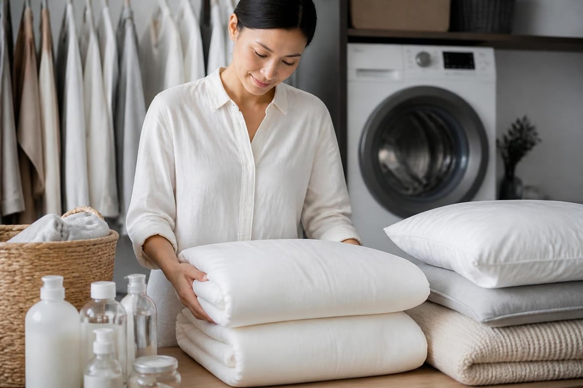 Bedding care instructions
