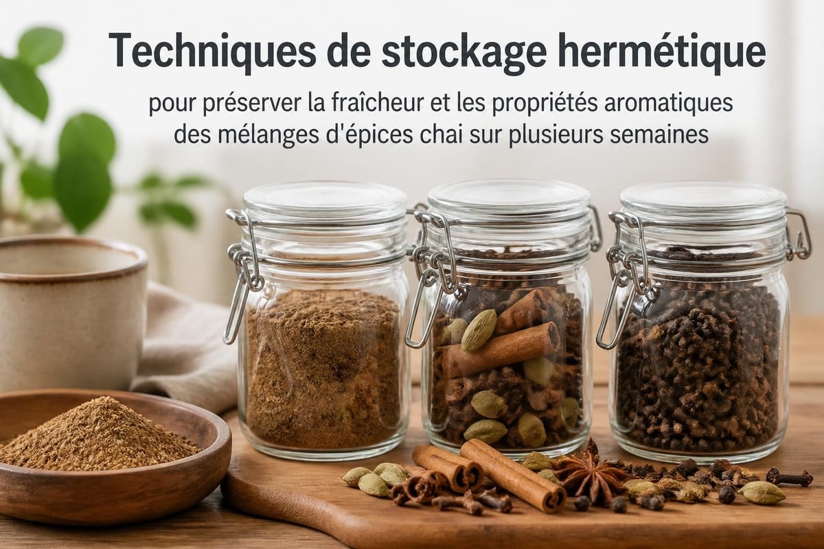 Méthodes de conservation des épices