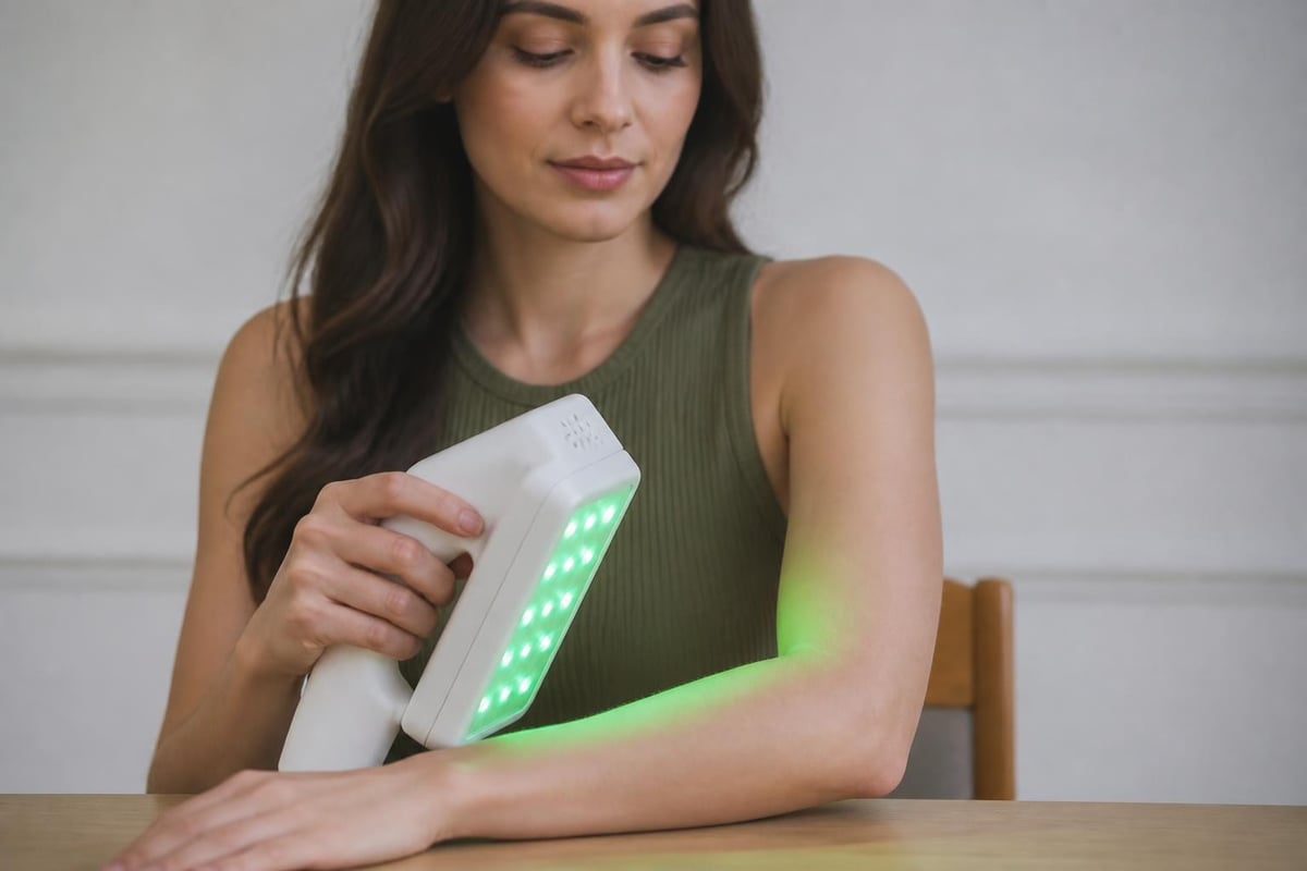 Green light therapy device specifications