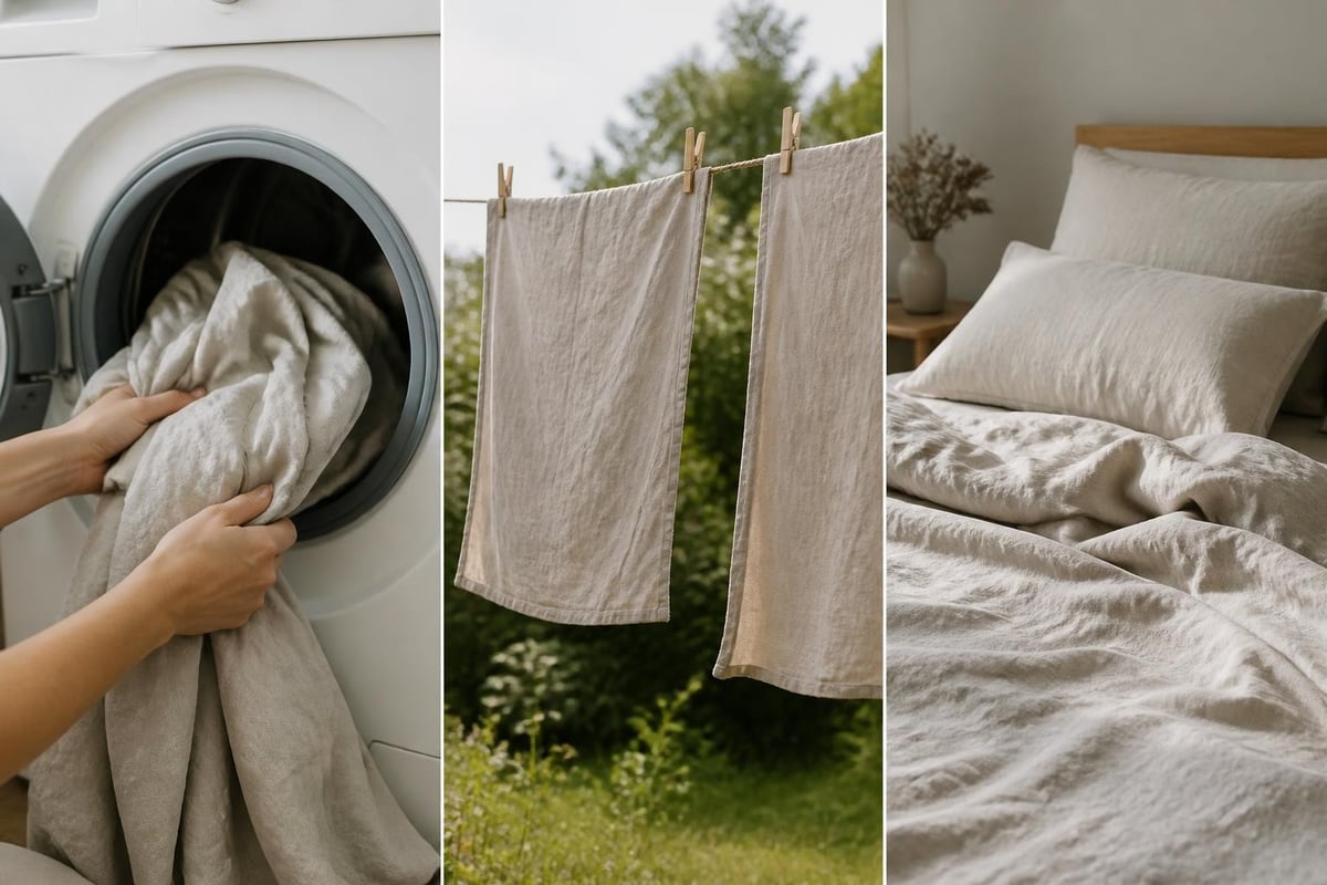Linen care routine